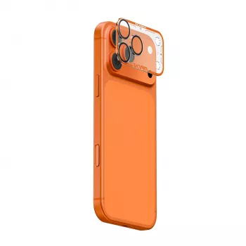 Skinarma Magma Προστατευτικό Φακού Κάμερας Full Matte για Apple iPhone 17 Pro - Πορτοκαλί