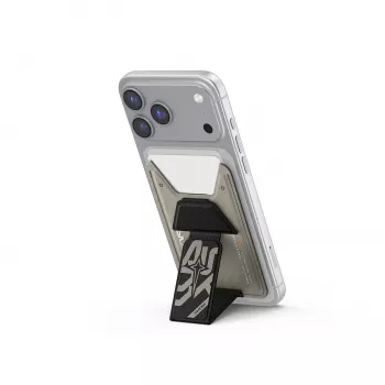 Skinarma Kado Aegis Μαγνητική Θήκη Καρτών Grip Stand Γκρι