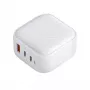 UNIQ Verge Pro 66W GaN φορτιστής τοίχου USB-C Cloud White