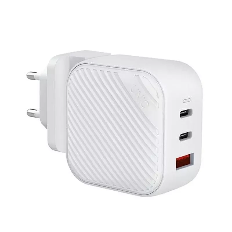UNIQ Verge Pro 66W GaN φορτιστής τοίχου USB-C Cloud White