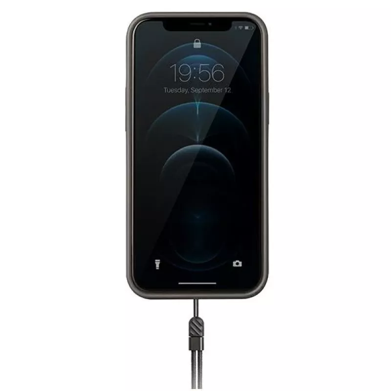 UNIQ Heldro Θήκη για iPhone 12 Pro Max 6,7 ιντσών Charcoal Camo Antimicrobial