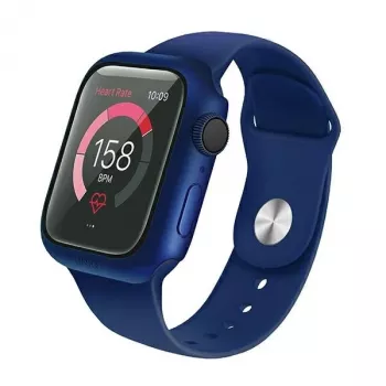 UNIQ Nautic Προστατευτική Θήκη για Apple Watch Series 4/5/6/SE/SE3 40mm Μπλε