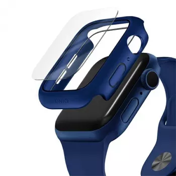 UNIQ Nautic Προστατευτική Θήκη για Apple Watch Series 4/5/6/SE/SE3 40mm Μπλε