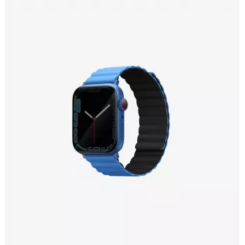 UNIQ Revix αμφίπλευρο μαγνητικό λουρί Apple Watch μαύρο/μπλε 42/44/45/49mm