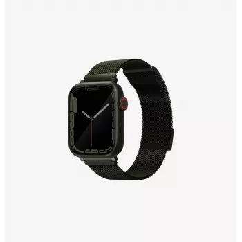 UNIQ Dante Λουράκι Apple Watch από Ανοξείδωτο Ατσάλι Milanese Loop Πράσινο 42/44/45mm