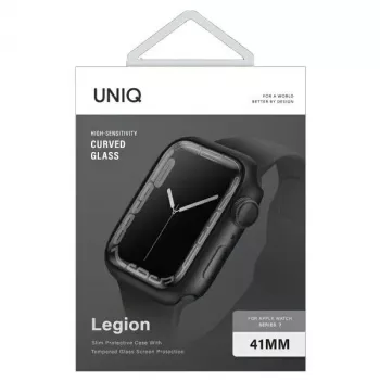 UNIQ Legion Θήκη Watch για Apple Watch Series 7/8/9 41mm Μαύρο