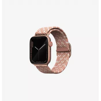 UNIQ Aspen Πλεκτό Λουράκι Solo Loop για Apple Watch 38/40/41mm Series 1-9/SE/SE2/SE3 - Citrus Pink