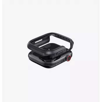 UNIQ Valencia Θήκη για Apple Watch Series 4/5/6/7/8/9/SE/SE2/SE3 45/44mm Graphite