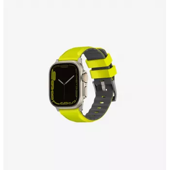 UNIQ Linus Apple Watch Series 1/2/3/4/5/6/7/8/9/SE/SE2/SE3 38/40/41mm Airosoft Λουράκι Σιλικόνης Sport - Blush Pink
