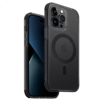 UNIQ Combat Θήκη για iPhone 14 Pro 6,1 ίντσες MagClick Charging Concrete Charcoal