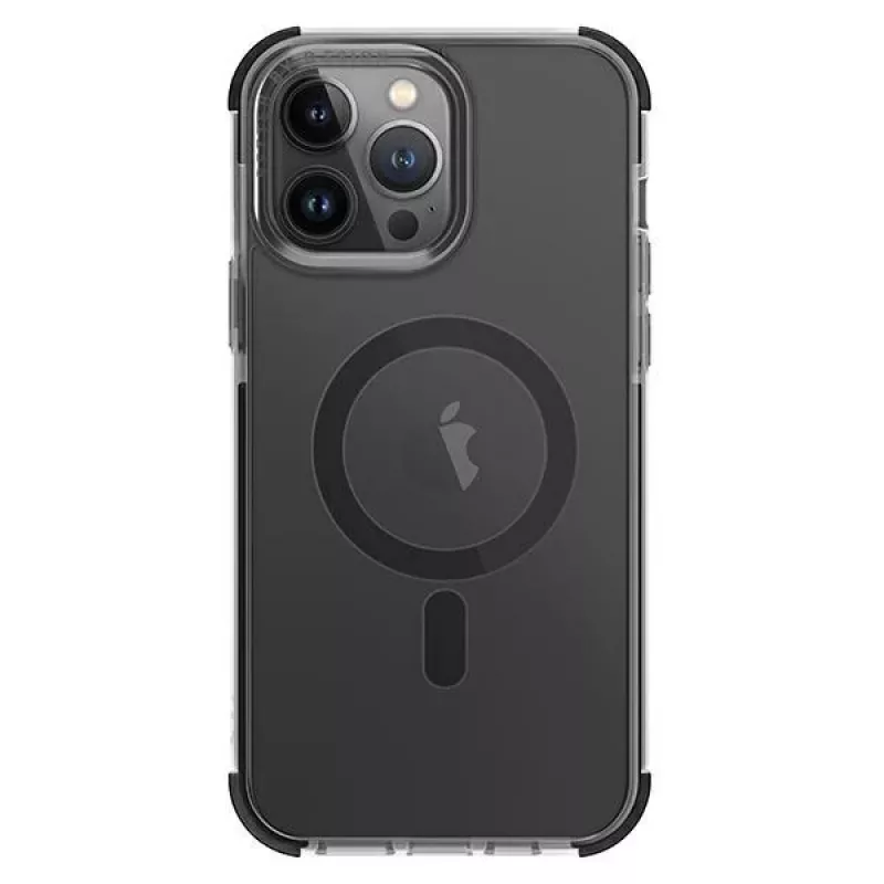 UNIQ Combat Θήκη για iPhone 14 Pro Max 6,7 ίντσες Magclick Charging Concrete Charcoal