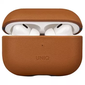 UNIQ Terra Genuine Leather Θήκη για AirPods Pro 2nd Generation (2022/2023) - Toffee Brown