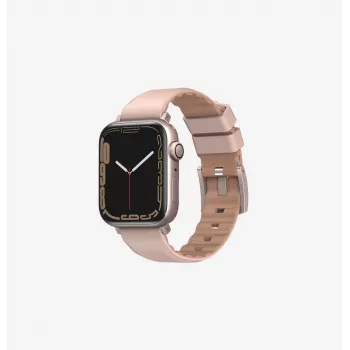 UNIQ Linus Apple Watch Series 1/2/3/4/5/6/7/8/9/SE/SE2/SE3/Ultra/Ultra 2/Ultra 3 42/44/45/49mm Airosoft Λουράκι Σιλικόνης Sport Racing Blue
