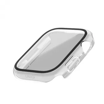 UNIQ Nautic Θήκη για Apple Watch Series 7/8/9 41mm Clear/Dove