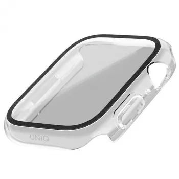 UNIQ Nautic Προστατευτική Θήκη για Apple Watch Series 7/8/9 45mm, Διάφανο/Transparent