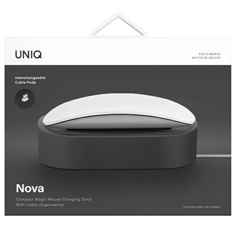 UNIQ Nova Βάση Φόρτισης για Magic Mouse - Σκούρο Γκρι