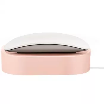 UNIQ Nova Ασύρματη Βάση Φόρτισης για Apple Magic Mouse 2 - Ροζ