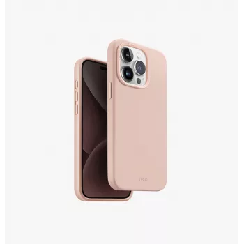 UNIQ Lino Hue Θήκη Φόρτισης MagClick για Apple iPhone 15 Pro 6,1 ιντσών Blush Pink