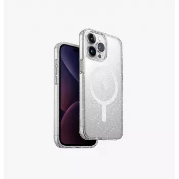 UNIQ LifePro Xtreme Θήκη για iPhone 15 Pro Max 6,7 ιντσών MagClick Charging Transparent Tinsel Lucent