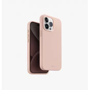 UNIQ Lino Hue Θήκη για Apple iPhone 15 Pro Max 6,7 ιντσών MagClick Φόρτιση Blush Pink