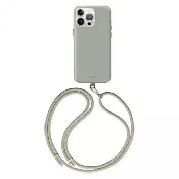 UNIQ Coehl Θήκη Creme για iPhone 15 Pro Max 6,7 inch με μαγνητική φόρτιση Soft Sage