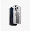 UNIQ Heldro Mag iPhone 15 Pro 6,1 inch MagClick θήκη φόρτισης μαύρο/Vapour Smoke