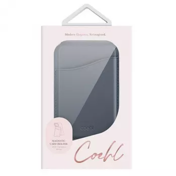 UNIQ Coehl Esme μαγνητικό πορτοφόλι με καθρέφτη και Kickstand για Apple iPhone 15 Pro Max, Sapphire Blue