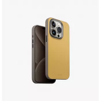 UNIQ Lyden DS Magclick Θήκη Φόρτισης για iPhone 15 Pro 6,1 inch Kanariengelb / Flintgrau