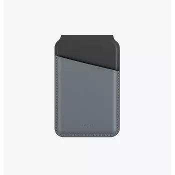 UNIQ Lyden DS Μαγνητικό Πορτοφόλι RFID Βάση Κινητού Canary Yellow / Flint Grey