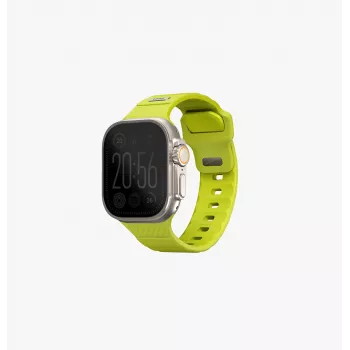 UNIQ Stride Apple Watch Series 1/2/3/4/5/6/7/8/9/SE/SE2/SE3/Ultra/Ultra 2/Ultra 3 42/44/45/49mm FKM Λουράκι Λάστιχο Lime Green