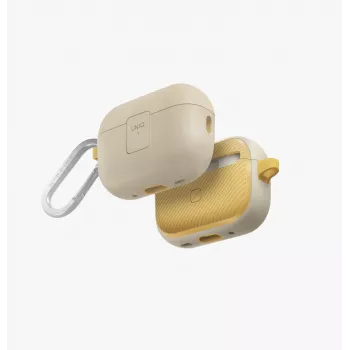 UNIQ Clyde Lock Θήκη για AirPods Pro 2 (2022/2023) - Ivory/Canary Yellow