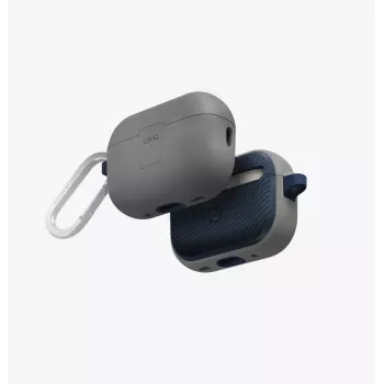 UNIQ Clyde Lock Case για AirPods Pro 2 (2022/2023) - Γκρι κιμωλίας / Μπλε ναυτικό