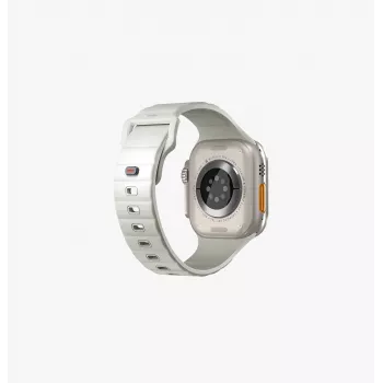 UNIQ Stride SE Apple Watch Armband 49/46/45/44mm FKM Gummi Lume Midnight Green