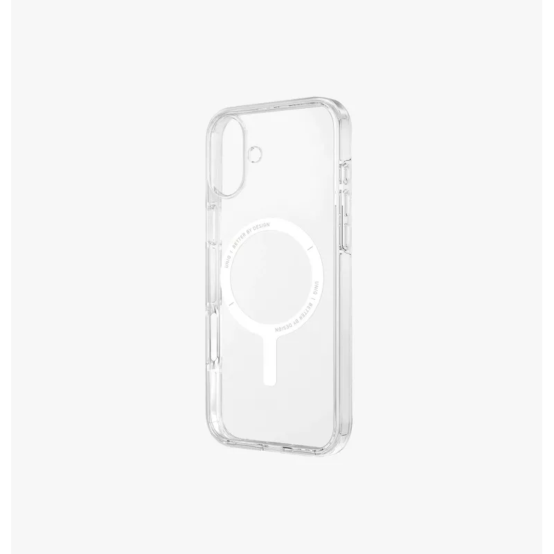 UNIQ Clario Case για Apple iPhone 16 6,1 ιντσών MagClick Charging Lucent Clear