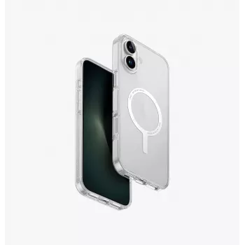 UNIQ Clario Case για iPhone 16 Plus 6,7 ιντσών Magclick Charging Lucent Clear