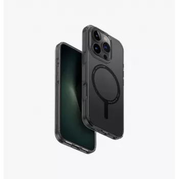 UNIQ Clario Case για iPhone 16 Pro 6,3 ιντσών Magclick Charging Smoke