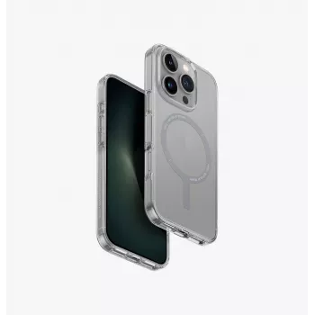 UNIQ Clario Case για iPhone 16 Pro 6,3 ιντσών Magclick Charging Smoke