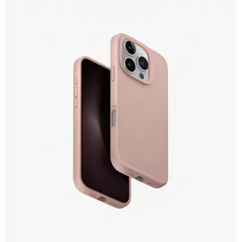UNIQ Lino Hue iPhone 16 Pro 6.3 ιντσών Magclick Θήκη φόρτισης Blush Pink