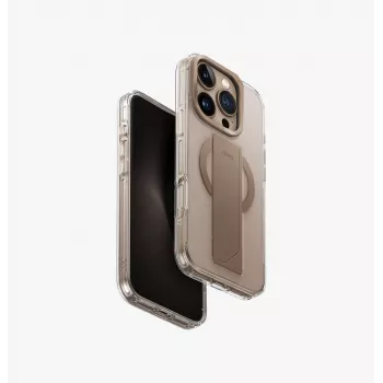 UNIQ Heldro Max Case για iPhone 16 Pro 6,3 ιντσών Magclick Φόρτιση Clear Lucent