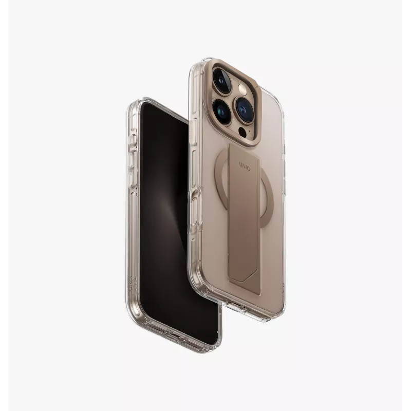 UNIQ Heldro Max Case για iPhone 16 Pro 6,3 ιντσών Magclick Φόρτιση Clear Lucent