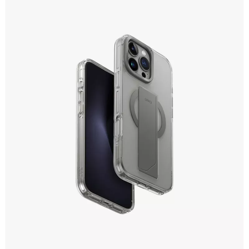 UNIQ Heldro Max MagClick Charging Θήκη για iPhone 16 Pro Max 6,9 inch Μαύρο/Vapour Smoke