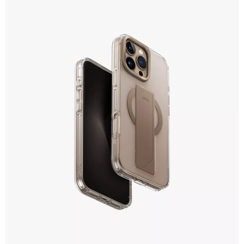 UNIQ Heldro Max MagClick Charging Θήκη για iPhone 16 Pro Max 6,9 inch Μαύρο/Vapour Smoke