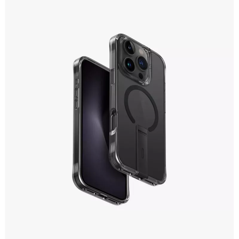 UNIQ Eleva με Vertica Stand Θήκη για Apple iPhone 16 Pro 6,3 inch Lucent Clear