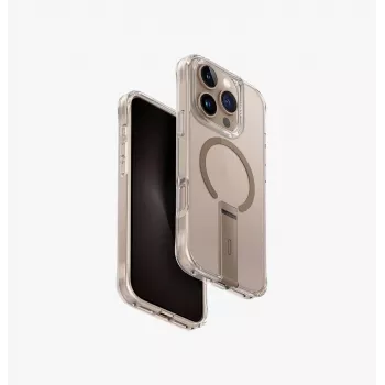 UNIQ Eleva Θήκη με Βάση Vertica για iPhone 16 Pro 6,3 ίντσες Carbon Black