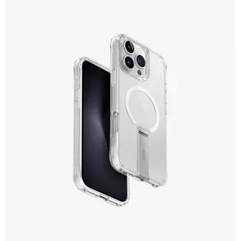 UNIQ Eleva με Vertica Stand Θήκη για iPhone 16 Pro Max 6.9 inch, Lucent Clear