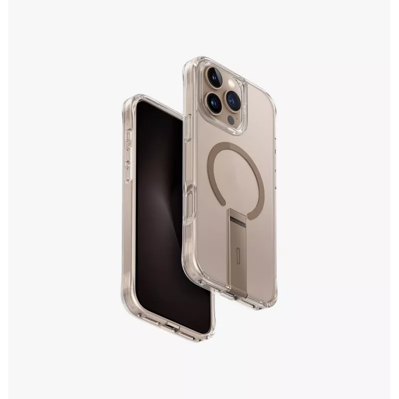 UNIQ Eleva με Vertica Stand Θήκη για iPhone 16 Pro Max 6.9 inch, Lucent Clear