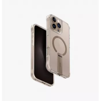 UNIQ Eleva Θήκη με Βάση Vertica για iPhone 16 Pro Max 6,9 ίντσες Carbon Black