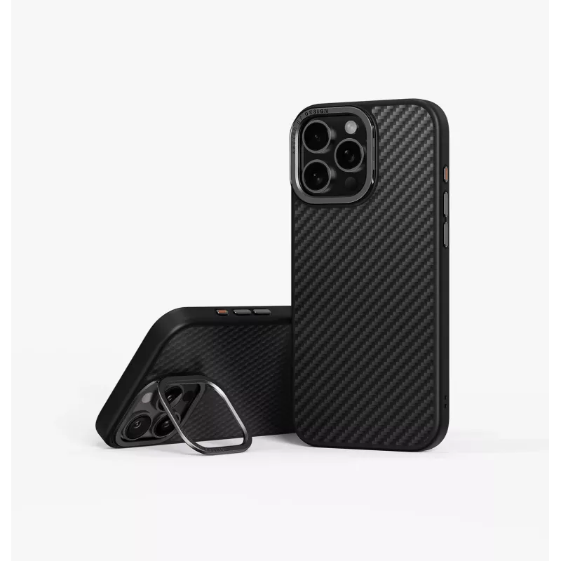 UNIQ Keva Max Magclick Charging Θήκη για iPhone 16 Pro 6,3 inch - Μαύρο Carbon