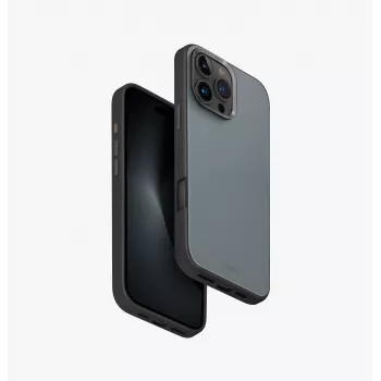 UNIQ Lyden DS Θήκη για iPhone 16 Pro Max 6,9 ίντσες Φόρτιση MagClick Washed Blue-Black