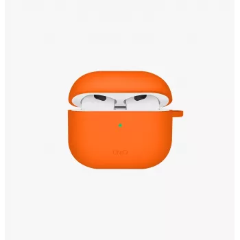 UNIQ Nexo Θήκη για AirPods 4 με Άγκιστρα Αυτιών, Σιλικόνη, Pacific Blue